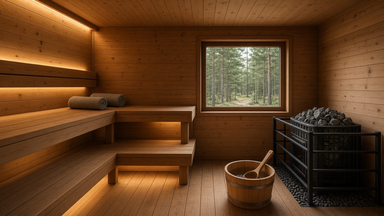 Platzhalter: Sauna im Ferienhaus